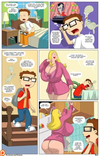 [Arabatos] The Tales of an American Son (American Dad) Chapter 2 (ongoing) manga cover