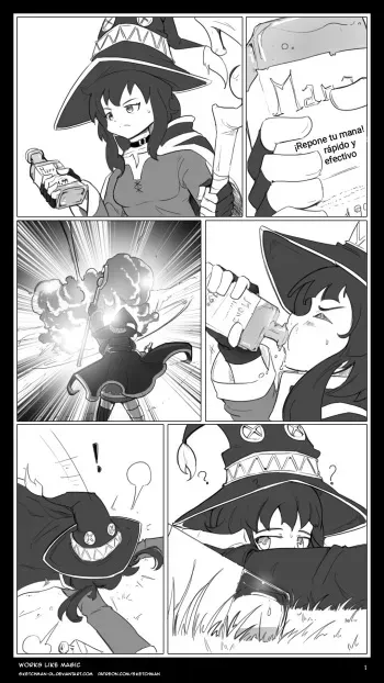 [Sketch Man] Works Like Magic (Kono Subarashii Sekai ni Syukufuku o!) [Spanish] [El atlas] manga cover