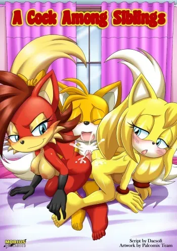 [Palcomix] A Cock Among Siblings | (Sonic the Hedgehog) (English) manga cover