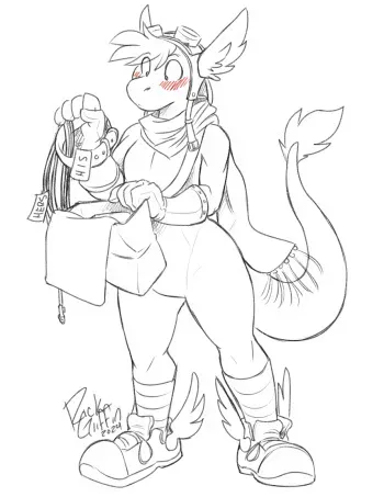 [Rick Griffin] September Patreon Sketches (2024): Kinky Leach-Related Fun manga cover