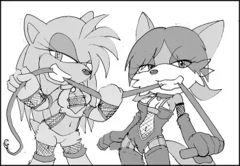 Large Sonic Collection- Fan Characters manga cover