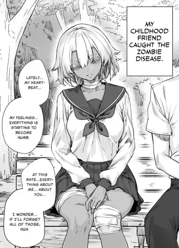 [Yakitomato]A Manga About Teaching My Zombie Childhood Friend The Real Feeling of Sex manga cover
