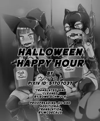 [ura_macoto] Halloween Happy Hour (Halloween Cosplay Weight Neglect punishment) [English] manga cover