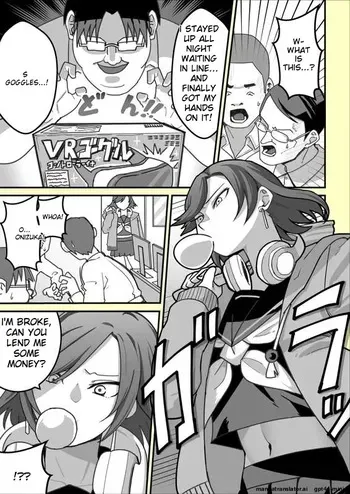 A story about pranking a girl who is obsessed with VR manga cover