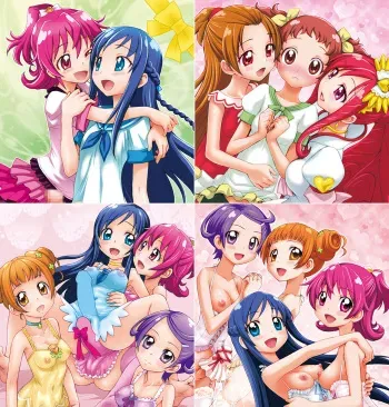 [Jam Kingdom (Jam Ouji)] Doki Puri Futanari Doujinshi Zen 4 Satsu (Dokidoki! Precure) [Digital] manga cover