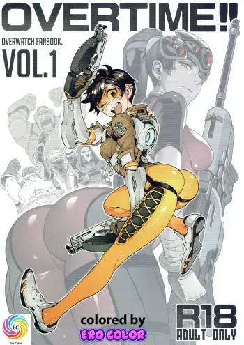 OVERTIME!! OVERWATCH FANBOOK VOL.1 manga cover