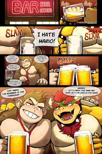 [Ggu_Open] - Bowser x DK (Super Mario Bros.) manga cover