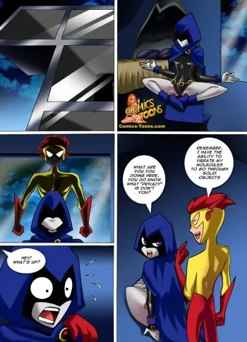 [Palcomix] Raven X Kid Flash (Teen Titans) manga cover