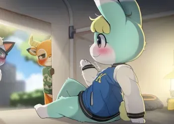 [DAGASI] Atsumare no Mori "Sekkyoku-teki na Campsite Kanyuu" (Animal Crossing) [Decensored] manga cover
