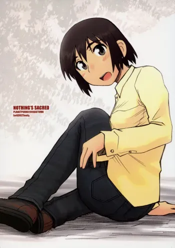 [PLANET PORNO (Yamane)] NOTHING'S SACRED (Yotsubato!) manga cover