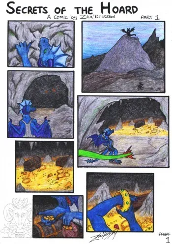 [Zha'Krisstol] Secrets of the Hoard manga cover