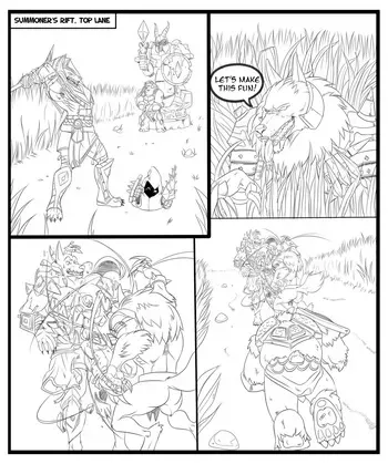 [Grillo] A Normal Day on Top Lane (League of Legends) manga cover
