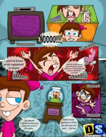 Drawn Sex - Fairly Odd Parents April 2015 manga cover