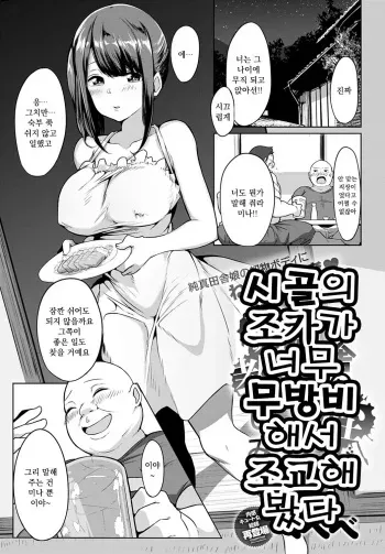[Bebebe] Inaka no Mei ga Muboubi sugiru node Choukyou Shite mita (COMIC Anthurium 2020-06) [Korean] [Digital] manga cover