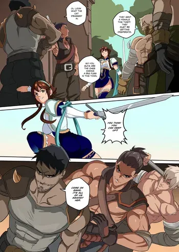 Rokflip: Xianghua vs. Bandits (Soul Calibur) manga cover