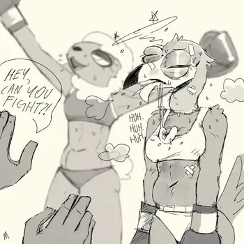 [FellowTheWulf (FellowWulf/MARL/MRL/umohmar/marrmoo)] Fightober 2025 manga cover
