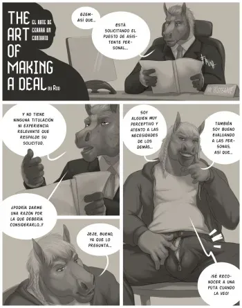 [Rov] The Art of Making a Deal - El Arte de Cerrar un Contrato [Español] manga cover