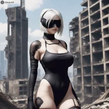 Automata Fanart Set (Tentacles) [AI Generated] manga cover