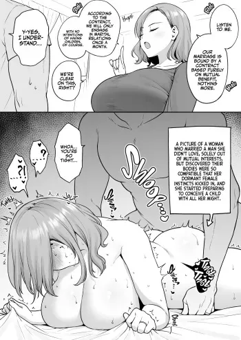 Keiyaku Kekkon Fuufu no Shoya | A Contract Couple's First Night manga cover