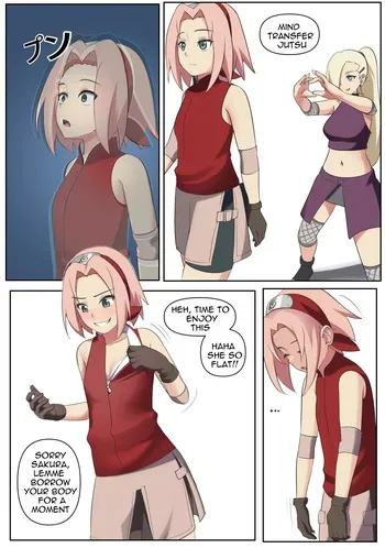 [Maozi Dan] Sakura & Ino (Naruto) manga cover