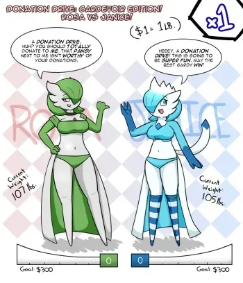 Gardevoir Donation Drive: Rosa VS Janice! manga cover