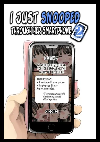 Kanojo no SmaPho o Nozoita dake nano ni 2 | I Just Snooped through Her Smartphone 2 manga cover