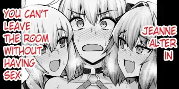 Jeanne Alter in Sex shinai to Derarenai Heya manga cover