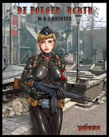 [MYJ]Nazi girl with STG-44 & bondage manga cover