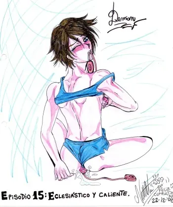 "Leanhaum-shee,llamemos a la oscuridad":Cápitulo 15. manga cover