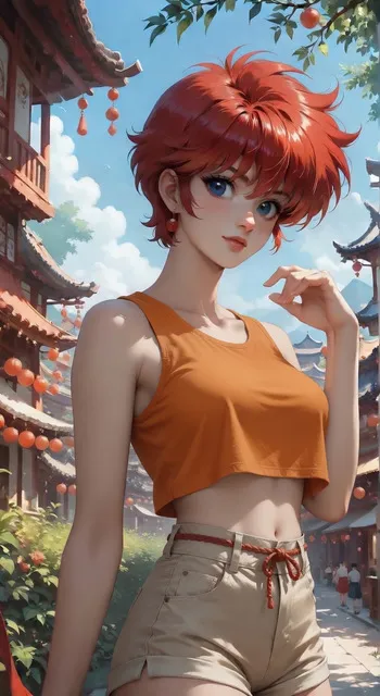 Ranma 1/2 - Ranma and Hiroshi manga cover