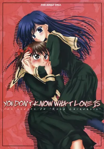 [Doom'sday Device and Mist Mysteria] YOU DON'T KNOW WHAT LOVE IS (Maria-sama ga Miteru) manga cover