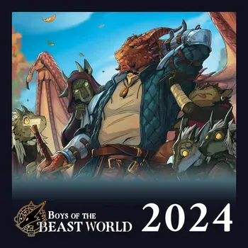 [Heartleaf games] (Various Artists) Boys of the Beast World 2024 Masculine Calendar and Pinups (Read Disclaimer) manga cover