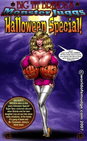 [Smudge] Big Tit Brenda - Monster Juggs Halloween Special! manga cover