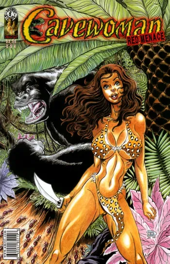 Cavewoman: Red Menace (SPA) manga cover