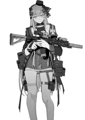 hk416 NTR series manga cover