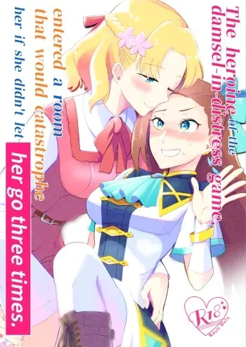 The heroine of the damsel-in-distress game, entered a room that would catastrophe her if she didn't let her go three times manga cover
