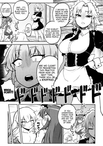 Zetsurin Marisa to Koakuma to Sakuya manga cover