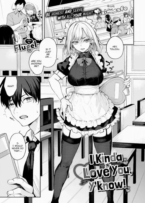 I Kinda Love You, Y'know! manga cover