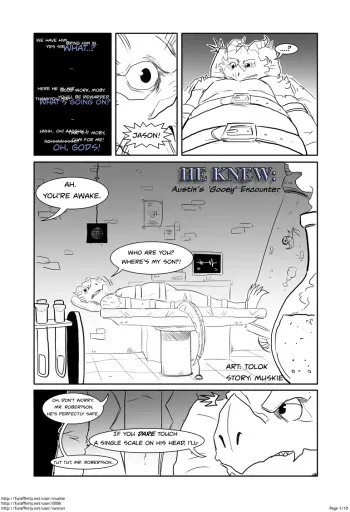[Muskie] He Knew: Austin's Gooey Encounter manga cover
