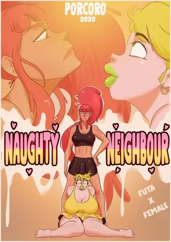 [Porcoro] Naughty Neighbour [Russian] manga cover