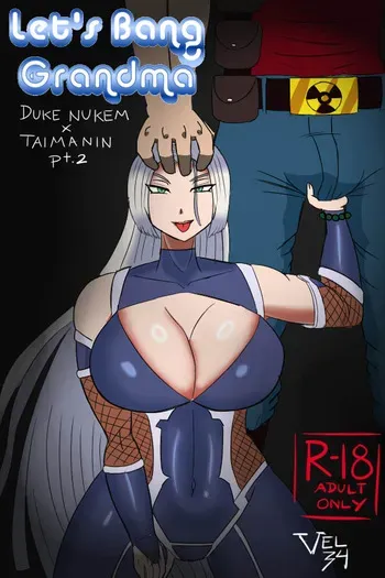 [Vel34] Duke Nukem x Taimanin: Let's Bang Grandma manga cover