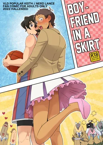 Boyfriend in a skirt manga cover