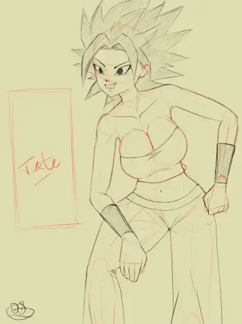 Buuroban's girl CAULIFLA (scetch) manga cover