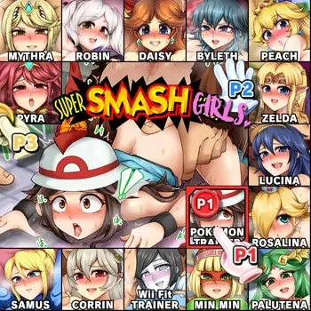 [Beruzumi-M (Belmond Wozmee)] Super Smash Girls (Super Smash Bros.) manga cover