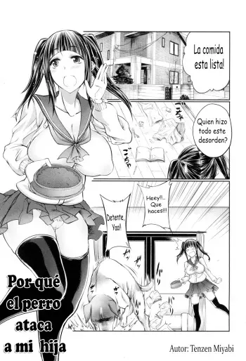 [Tenzen Miyabi] Musume ga Wan-chan to Ecchi Shita Riyuu | Por qué el perro ataca a mi hija (BUSTER COMIC 2015-07) [Spanish] manga cover