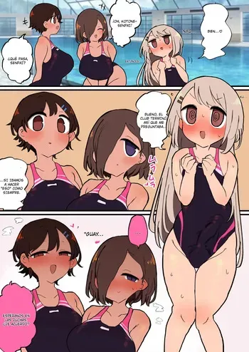 [Momomo] Futanari Suieibu-chan Wa Buchou Kengen de Mainichi Haremu Osettaishitemoraemasu｜Con la Autoridad de la Presidenta Futanari, Todas las Miembros del Club de Natación Entrenan a Diario su Harem Exclusivo {Spanish} {EbisuTraslade - Winder} manga cover