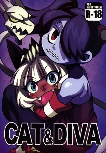 (COMIC1☆10) [Mayoineko (Various)] CAT&DIVA (Skullgirls) manga cover