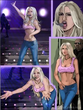 Sinful Comics - Brittney Spears manga cover
