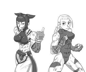 [allesey] Cosplay battle: Juri Vs Cammy manga cover