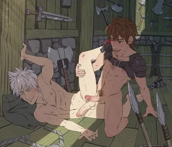 [Ashersmut] Amour in the Armory (Hiccup & Jack Frost) manga cover